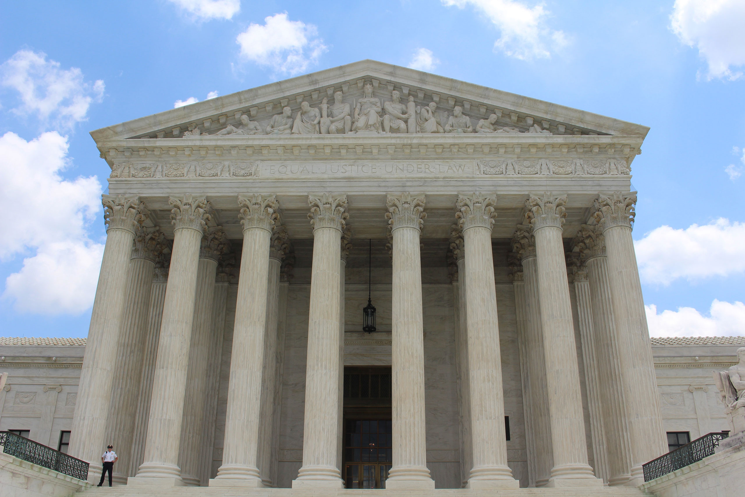 Exterior of the United States Supreme Court in Washington, D.C.